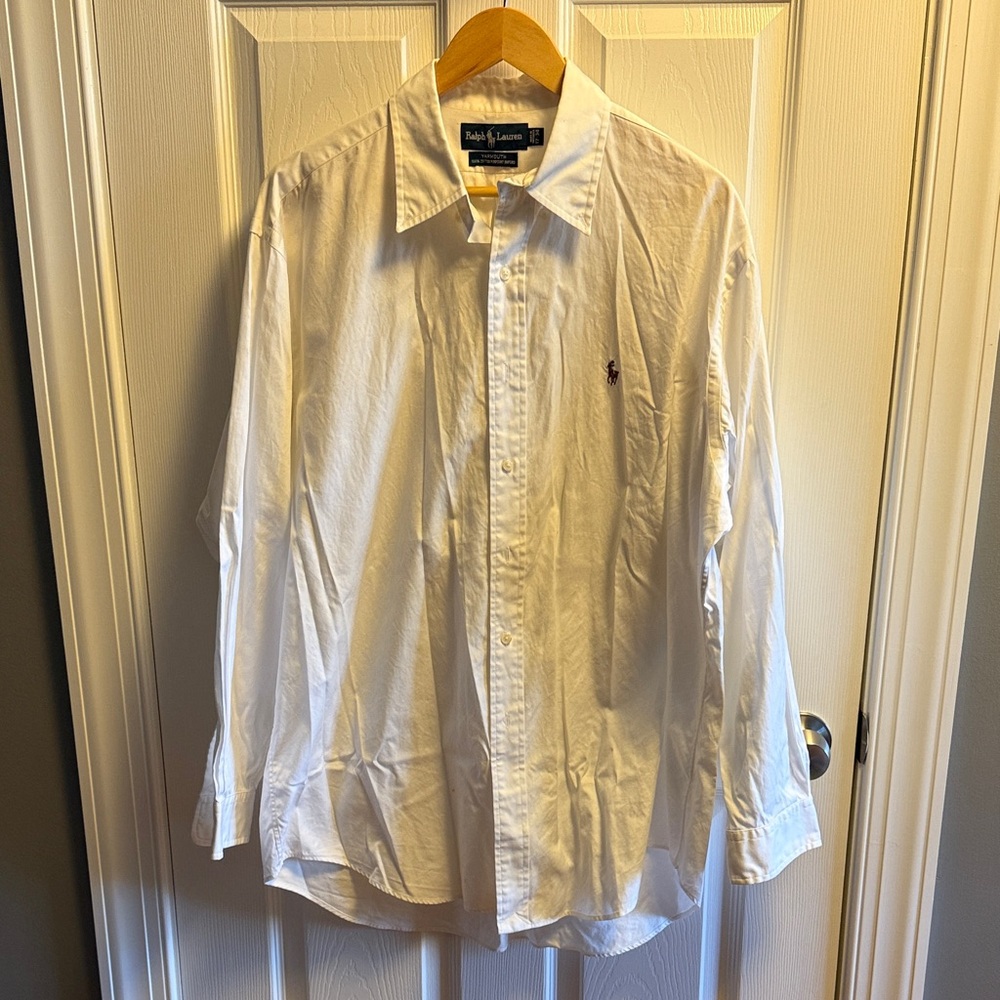 classic white RL button down